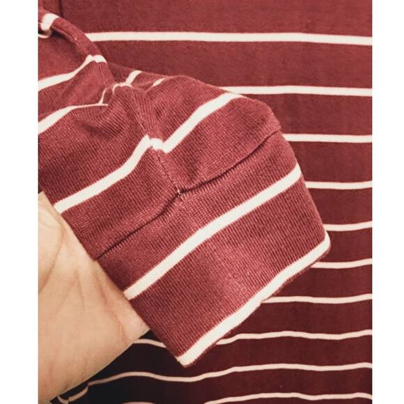 Sonoma Intimates Long Sleeve Striped Soft Sleep Shirt Pajama Top Size Medium - Picture 8 of 8